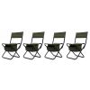 Folding Outdoor Chair with Storage Bag - 4-Piece Portable Set
