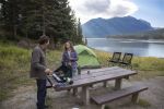 Dome Camping Tent for 4 People - Green, 1 Room Design