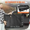 VEVOR Portable Camping Kitchen Table w/ Carrying Bag 4 Side Tables and 2 Shelves