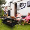 Folding Camping Table Portable Lightweight Aluminum Roll-up Picnic BBQ Desk