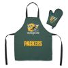 Offical NFL - Packers Apron & BBQ Mitt Set
