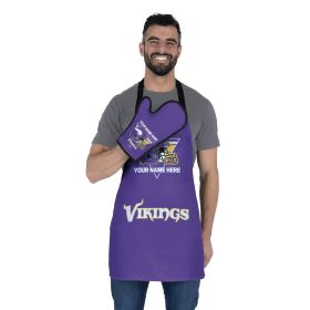 Offical NFL - Vikings Apron & BBQ Mitt Set