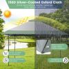 13 x 13 Feet Pop-Up Patio Canopy Tent with Shelter & Wheeled Bag