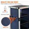VEVOR Camping Kitchen Table Popup Aluminum Portable Folding Cook Station with 3