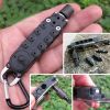 Multifunctional Keychain Tool Kit with LED Flashlight and Bottle Opener