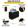 VEVOR Aluminum Portable Camping Kitchen Detachable Windscreen Storage Organizer