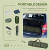 All-in-One Camping Combo: Cot, Air Mattress, Sleeping Bag & Accessories