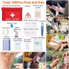 125Pcs Survival Kit Professional Emergency Gear for Outdoor Adventures