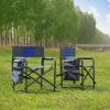 Lightweight Oversized Directors Chair with Storage Pockets for Camping