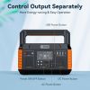 FlashFish 560W Portable Power Station – 11-Output Solar Generator