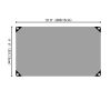 12x20ft Heavy Duty Poly Tarp - Silver+Black for Camping & Outdoor Use