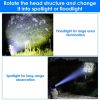 Super Bright LED Flashlight Waterproof Rechargeable Zoomable Tactical Torch