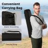 Camping Chair with Footrest and Carry Bag for Lounge Comfort