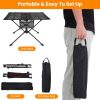 Portable Folding Camping Table Foldable Beach Table Aluminum Alloy Frame with 2
