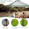 13 x 13 Feet Pop-Up Patio Canopy Tent with Shelter & Wheeled Bag