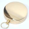 Outdoor Multifunctional Pure Copper Flip Cover Luminous Compass; Pocket Watch