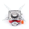 1pc Mini Windproof Foldable Square Gas Stove for Outdoor Camping