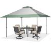 13 x 13 Feet Pop-Up Patio Canopy Tent with Shelter & Wheeled Bag