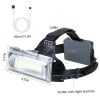 LED Work Headlamp 3 Lighting Modes Rechargeable Headlights IP65 Waterproof