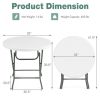 Round Foldable Lightweight Table for Camping and Picnics