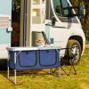 4Ft Folding Camping Table with Storage