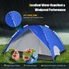 A 4 Person Instant Pop-up Waterproof Camping Tent 