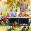 4Ft Folding Camping Table with Storage