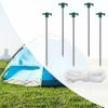 Tent Pegs Ropes Set 20Pcs 9.8in Heavy Duty Tent Stakes Nails Spike with 4x
