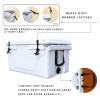 White outdoor Camping Picnic Fishing portable cooler 65QT Portable Insulated