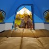 Outdoor Camping Tent with Removable Floor Mat for 3-Person Shelter