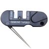 1pc Portable Tungsten Ceramic Carbide Knife Sharpener Pocket Tool