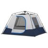 Instant Cabin Tent with LED Lighted Hub for 4 People