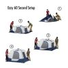 Instant Cabin Tent with LED Lighted Hub for 4 People
