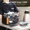FlashFish 560W Portable Power Station – 11-Output Solar Generator