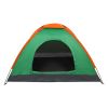 Waterproof Camping Dome Tent for Hiking and Survival - Orange & Green