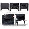 Wood Camping Stove Black 57.5x31x37cm