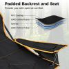 Camping Chair with Footrest and Carry Bag for Lounge Comfort