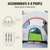 VEVOR SUV Camping Tent 8-8 SUV Tent Attachment for Camping with Rain Layer and