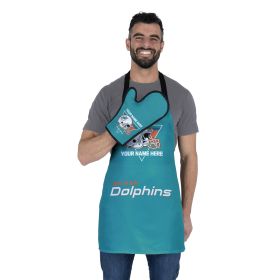 Offical NFL - Dolphins Apron & BBQ Mitt Set
