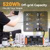 FlashFish 560W Portable Power Station – 11-Output Solar Generator