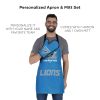 Offical NFL - Lions Apron & BBQ Mitt Set