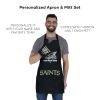 Offical NFL - Saints Apron & BBQ Mitt Set