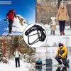 1pair Traction Cleats Iron Chain Anti-skid Shoe Cover for Climbing & Hiking