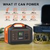 BULLBAT Portable Power Station Pioneer 500, 504Wh Lithium Battery Powered