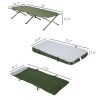 All-in-One Camping Combo: Cot, Air Mattress, Sleeping Bag & Accessories
