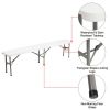 Courtyard Foldable Bench for Outdoor Use - 6FT