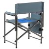 Lightweight Oversized Directors Chair with Storage Pockets for Camping