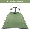 Quick Open Four-Person Family Tent, Green 