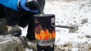 Portable Backpacking Stove; WILD-WIND X0 Lightweight Camping Stove Cooking
