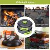 Camping Stove Cookware Kit - 9Pcs Complete Set